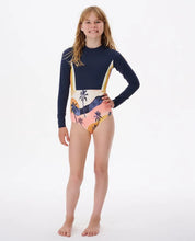 Load image into Gallery viewer, MELTING WAVES LS SURF SUIT - GIRLS
