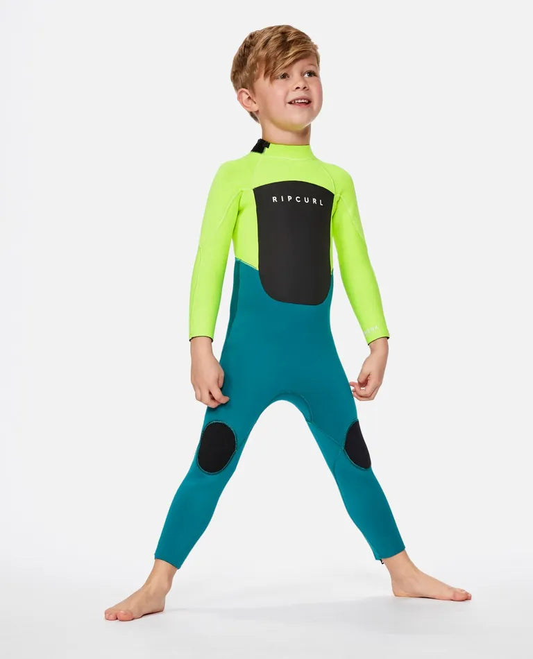 RIP CURL GROMS OMEGA 3-2 BACK ZIP STEAMER