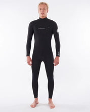 Load image into Gallery viewer, RIP CURL DAWN PATROL 4-3 CHEST ZIP STEAMER - Black

