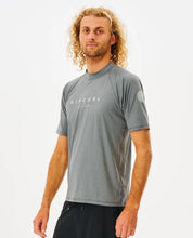 Load image into Gallery viewer, Shockwave Short Sleeve Rash Vest - Grey Marle
