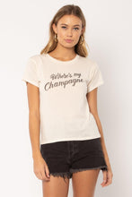 Load image into Gallery viewer, CHAMPAGNE TEE
