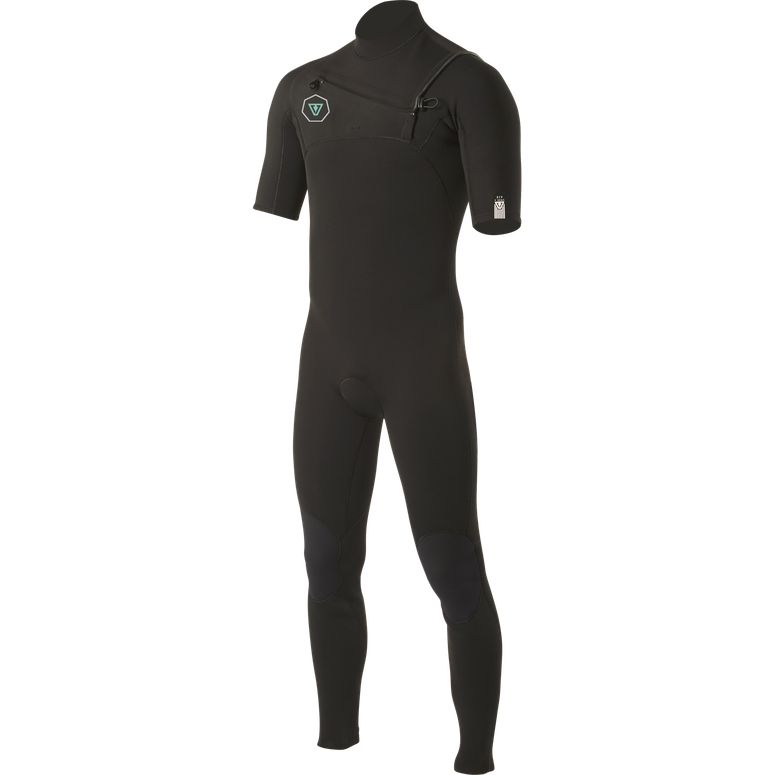 VISSLA 7 SEAS 2-2 S/SLEEVE FULL SUIT - BLACK