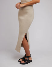 Load image into Gallery viewer, ELLIE KNIT SKIRT - BEIGE

