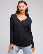 Load image into Gallery viewer, MARVELLOUS L/S TEE - BLACK

