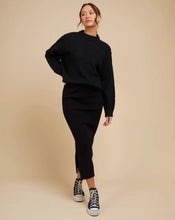 Load image into Gallery viewer, ELLIE KNIT SKIRT - BLACK
