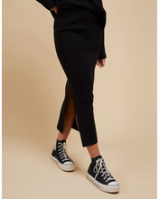 Load image into Gallery viewer, ELLIE KNIT SKIRT - BLACK
