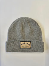 Load image into Gallery viewer, RSE KNIT WORD BEANIE - GREY
