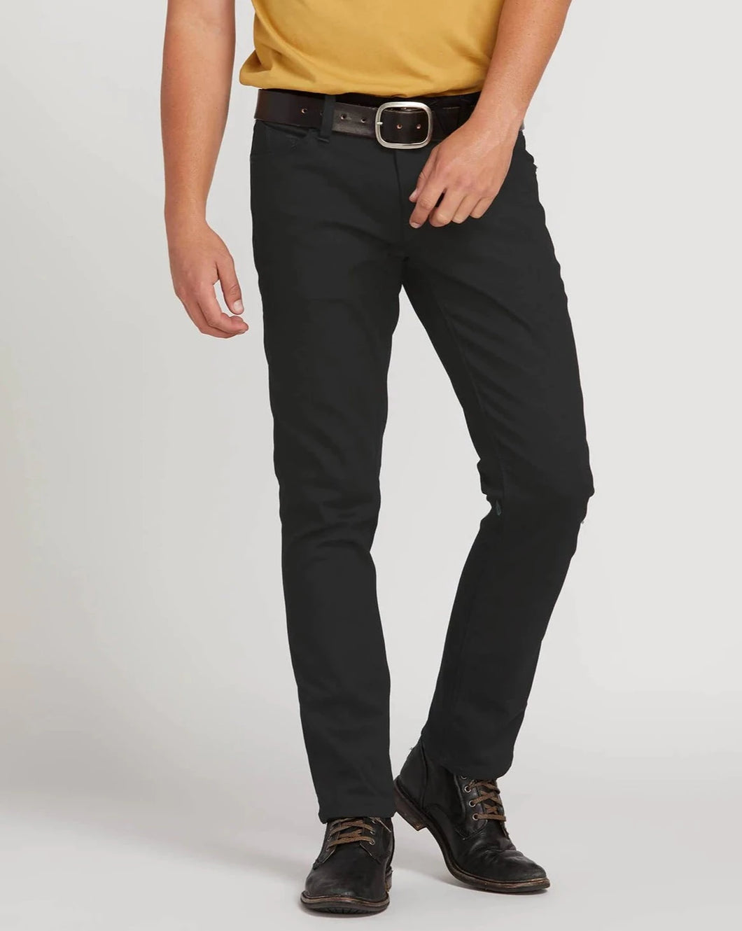 VORTA SLIM FIT JEANS - BLACK ON BLACK