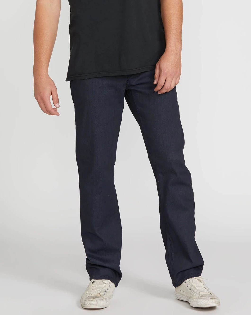 SOLVER MODERN FIT JEANS - COATED INDIGO WASH