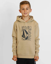 Load image into Gallery viewer, STAMPED PULLOVER FLEECE YOUTH - GRAVEL *BUNDLE DEAL! GET 2 FOR $100
