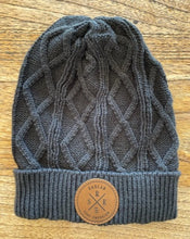 Load image into Gallery viewer, RSE KNOT CABLE X BEANIE - CHARCOAL

