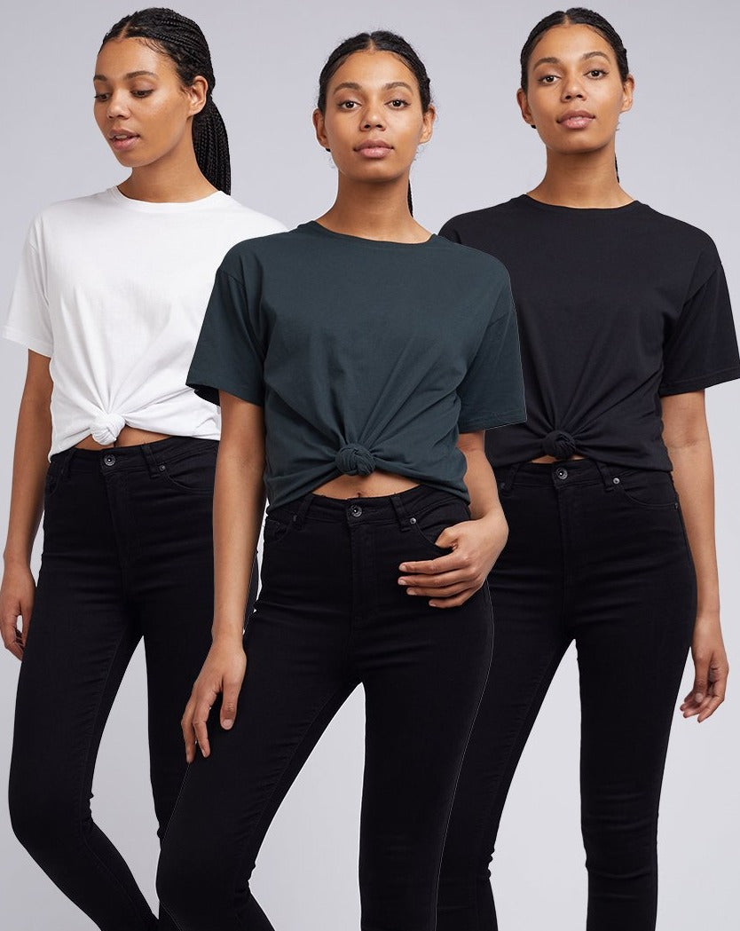 DOWNTOWN TIE TEE