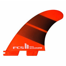 Load image into Gallery viewer, FCS II ACCELERATOR NEO GLASS TRI FINS - RED

