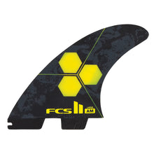 Load image into Gallery viewer, FCS II AL MERRICK TRI- QUAD FINS - YELLOW
