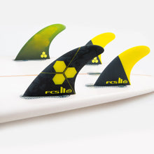 Load image into Gallery viewer, FCS II AL MERRICK TRI- QUAD FINS - YELLOW
