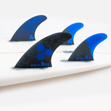 Load image into Gallery viewer, FCS II AL MERRICK TRI-QUAD FINS - COBALT
