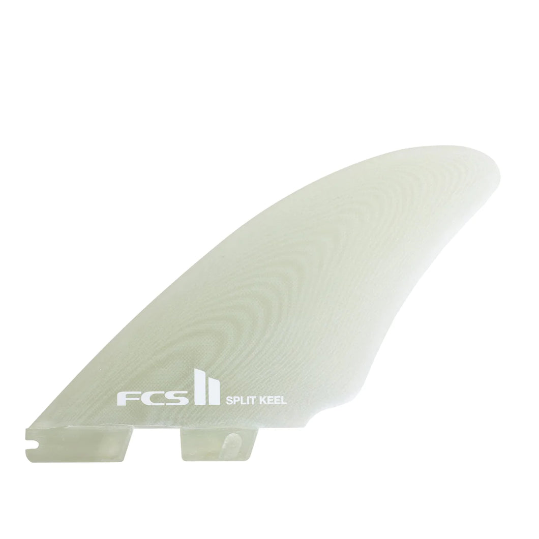 FCS II SPLIT KEEL QUAD FINS - CLEAR