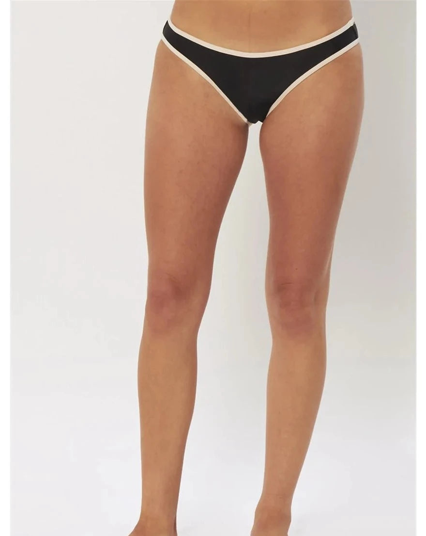 SOLID TORIS EVERYDAY BIKINI BOTTOM - Black