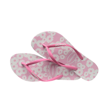 Load image into Gallery viewer, Havaianas Kids Slim Daisy Flip Flops
