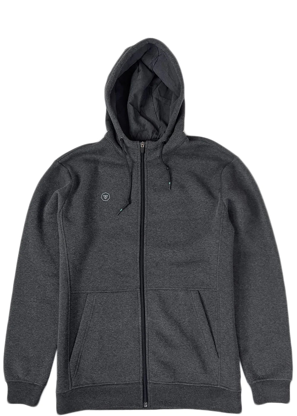 Onshore eco zip hoodie - Black Heather