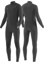 Load image into Gallery viewer, VISSLA 7 SEAS 4-3 CHEST ZIP FULL SUIT - CHARCOAL 2
