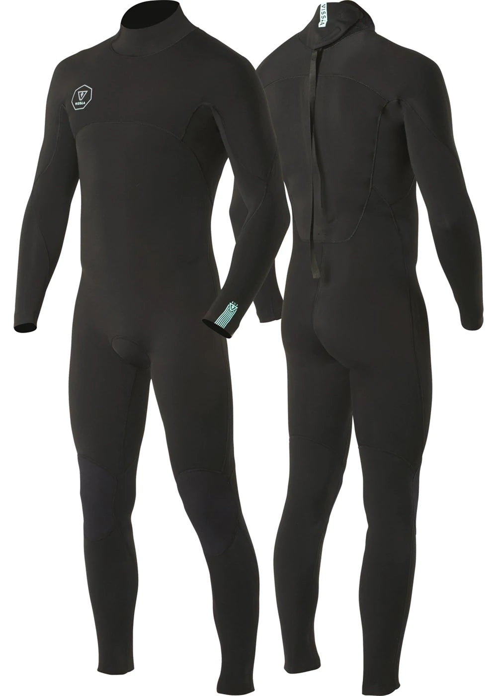 VISSLA 7 SEAS 4-3 BACK ZIP FULL SUIT
