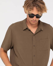 Load image into Gallery viewer, RAZOR BLADE SHORT SLEEVE RAYON SHIRT
