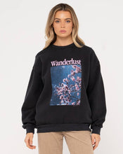 Load image into Gallery viewer, WANDERLUST OVERSIZED CREW

