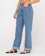 Load image into Gallery viewer, High baggy jean - Sea Blue
