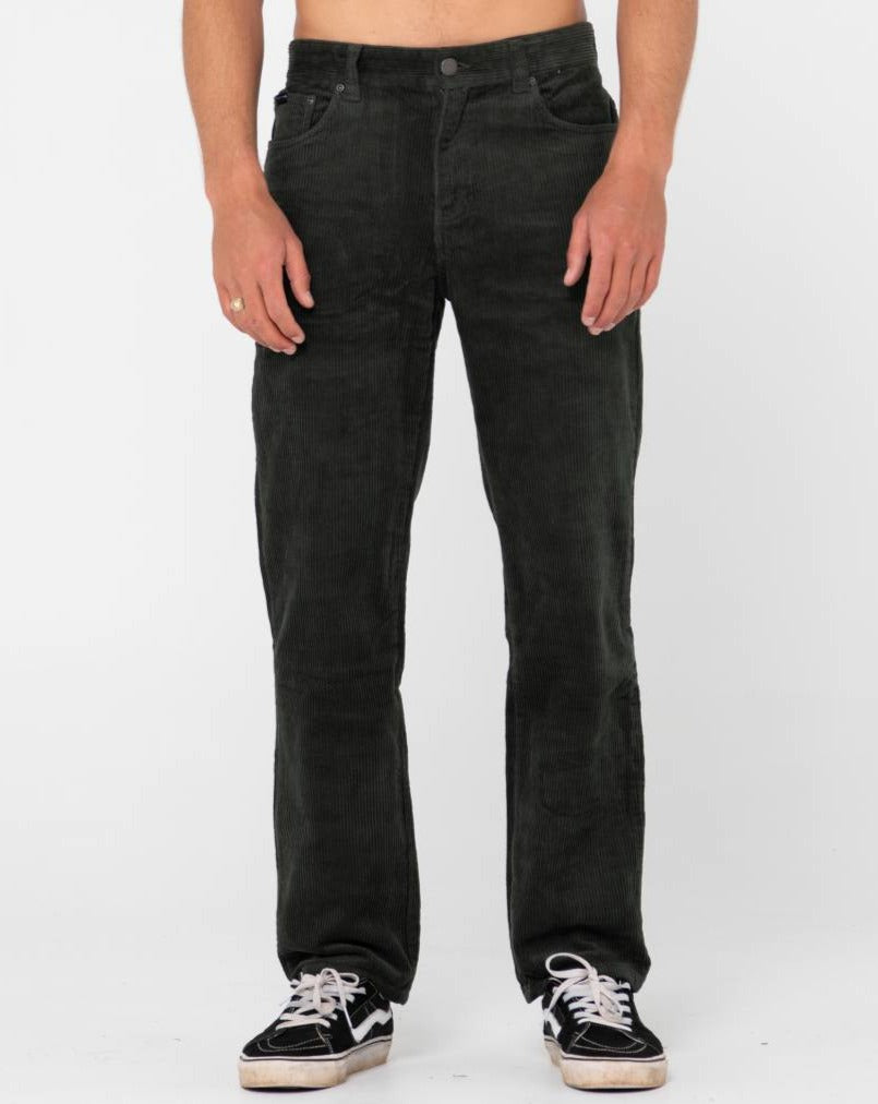 Rifts 5 Pocket Straight Fit Cord Pant - Dark Khaki