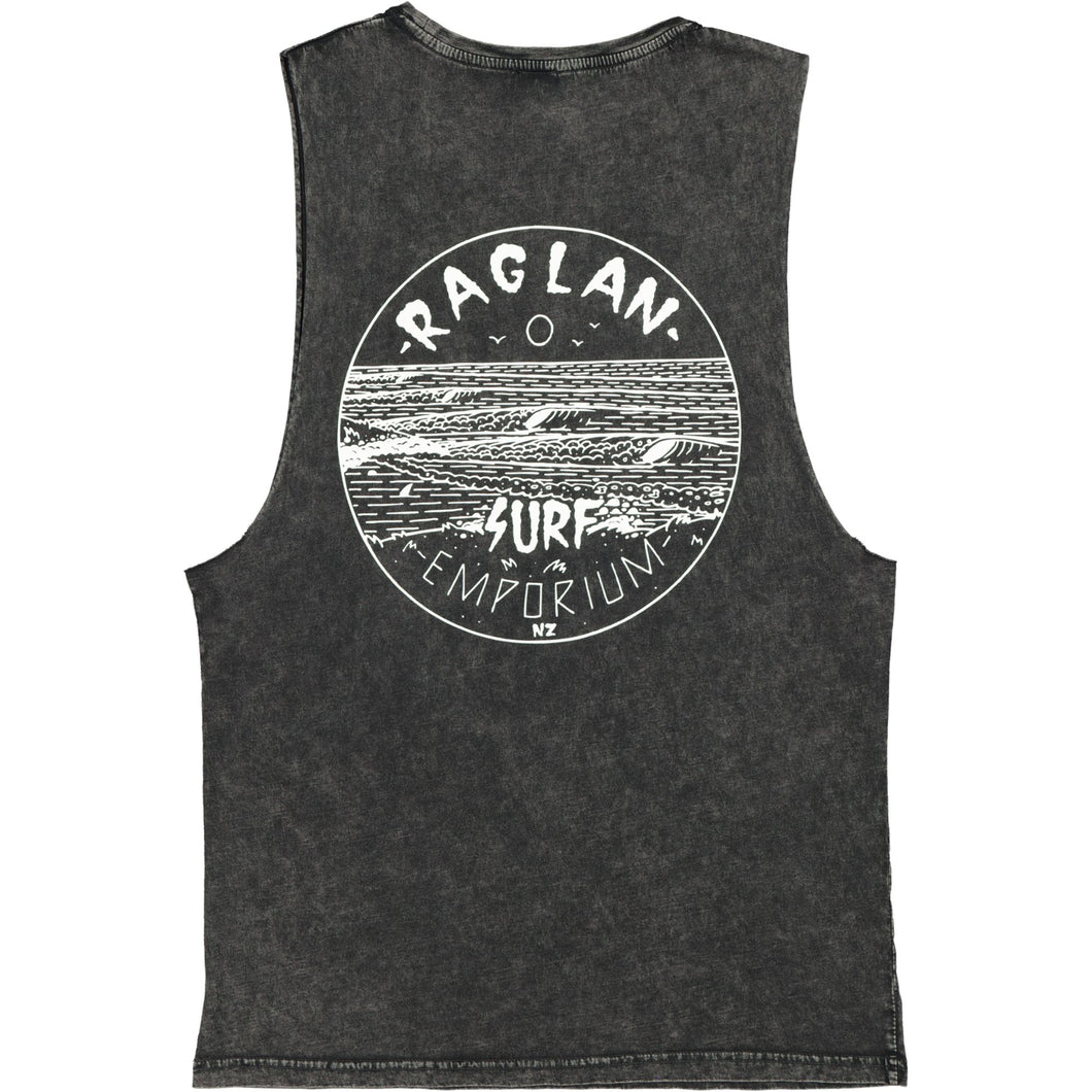 RSE STONE WASH TANK - BLACK STONE