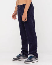 Load image into Gallery viewer, Rifts 5 Pocket Straight Fit Cord Pant - Navy Blue
