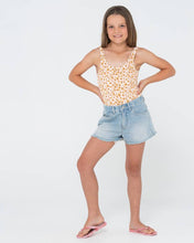 Load image into Gallery viewer, PENNY KICK FLARE DENIM SHORT GIRLS
