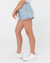 Load image into Gallery viewer, DAISY KICK FLARE DENIM SHORT GIRLS
