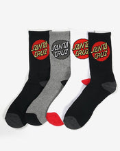 Load image into Gallery viewer, CLASSIC DOT 4 PACK CREW SOCKS - MULTI
