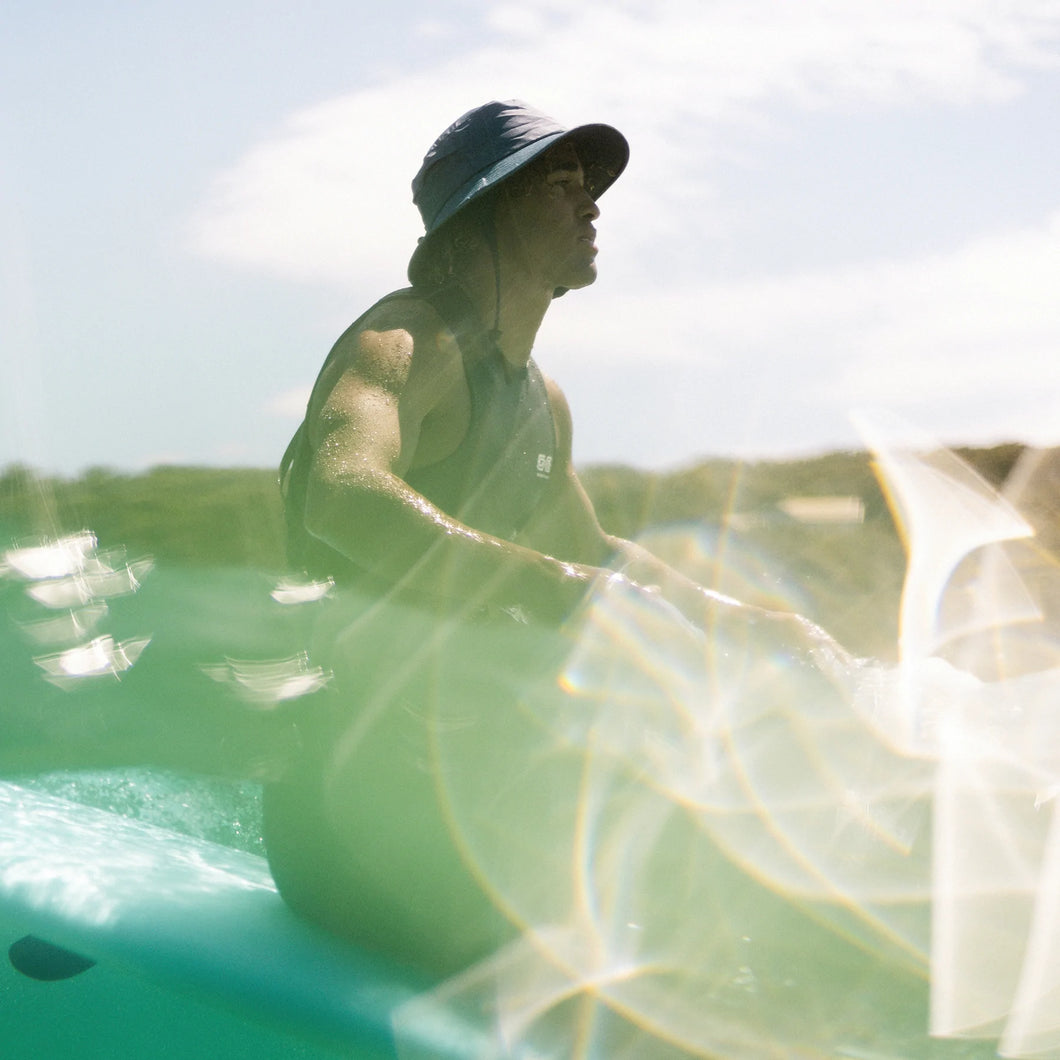 O&E BINGIN SOFT PEAK SURF HAT - Blue Marle
