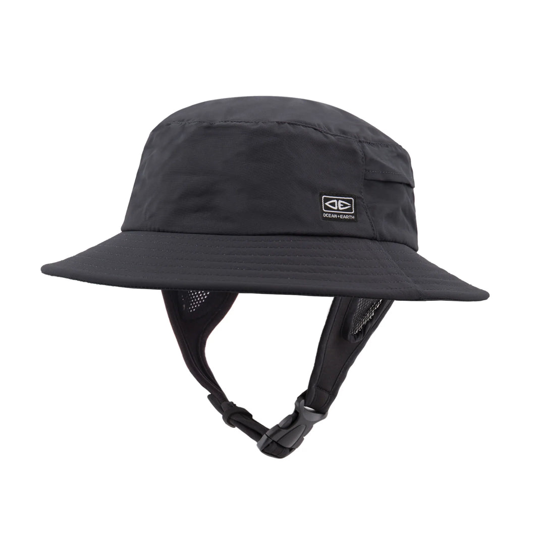 O&E BINGIN SOFT PEAK SURF HAT - Black