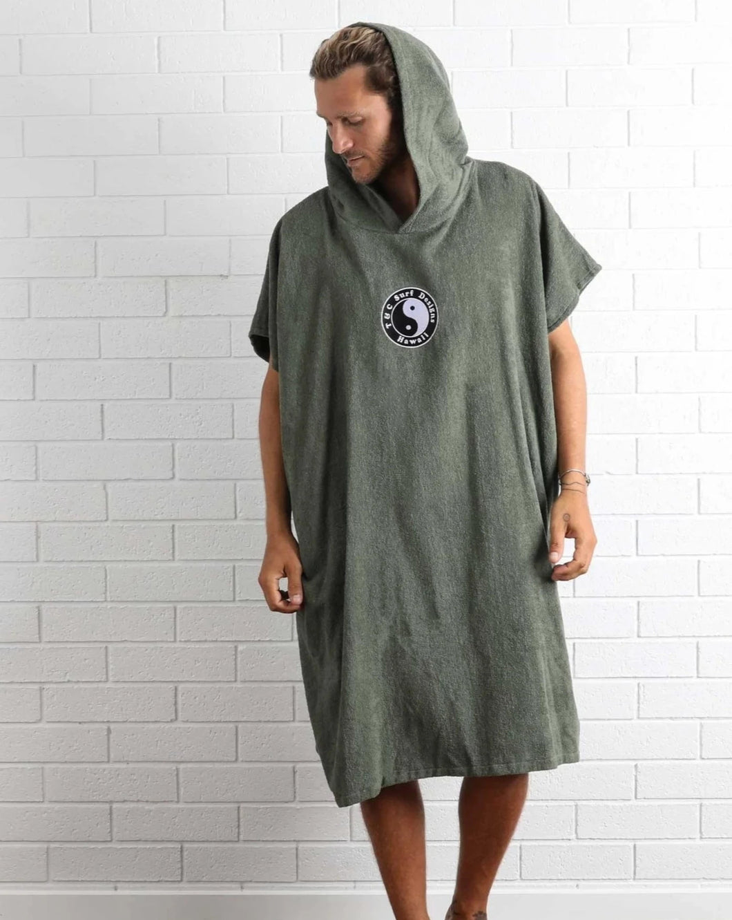 OG CF Hooded Towel - Military
