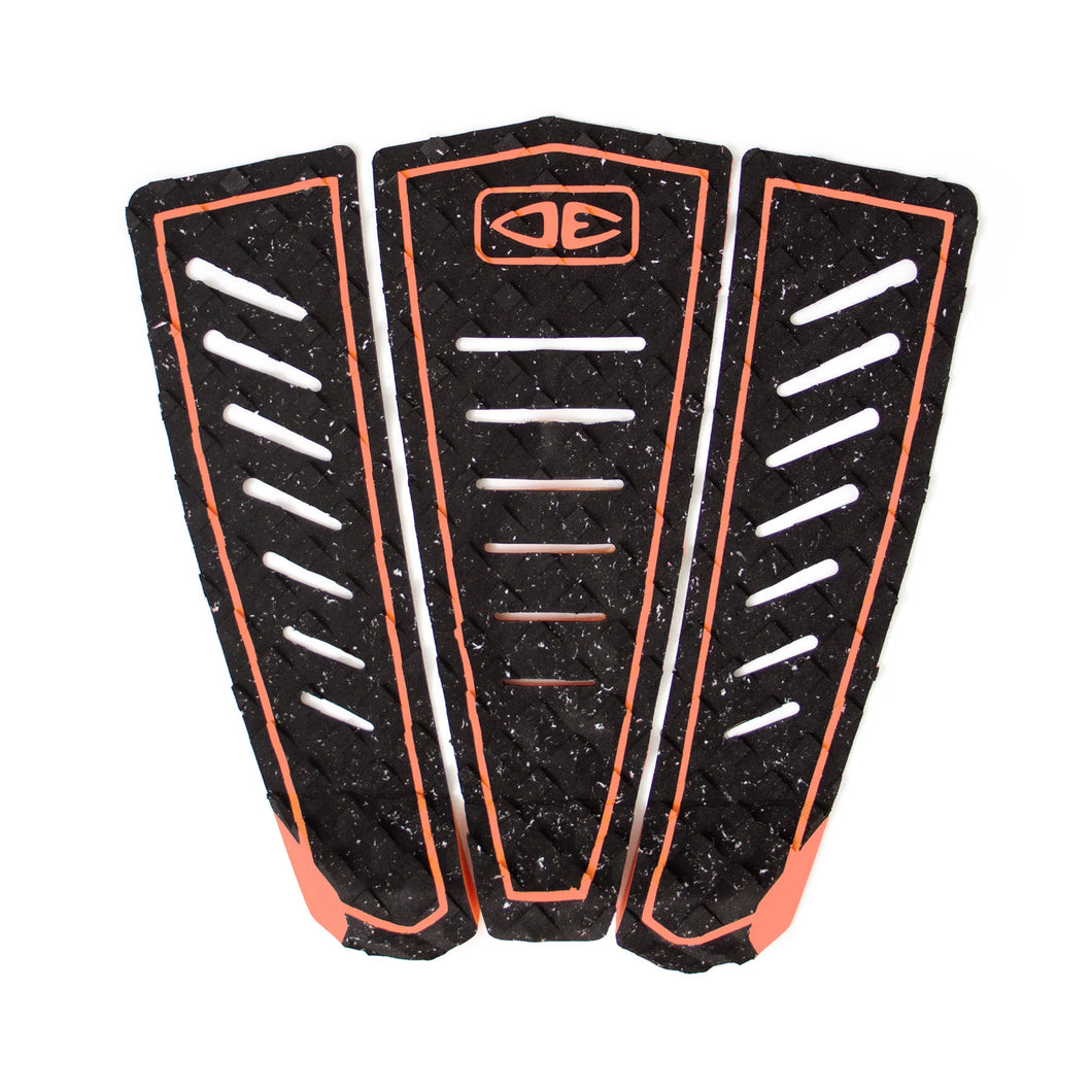 O&E  KANOA TAIL PAD - BLK/CORAL