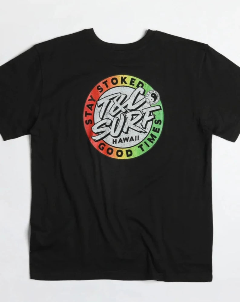 BOYS GOOD TIMES TEE - BLACK