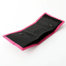 Load image into Gallery viewer, NYLON VELCRO WALLET - BLACK/PINK
