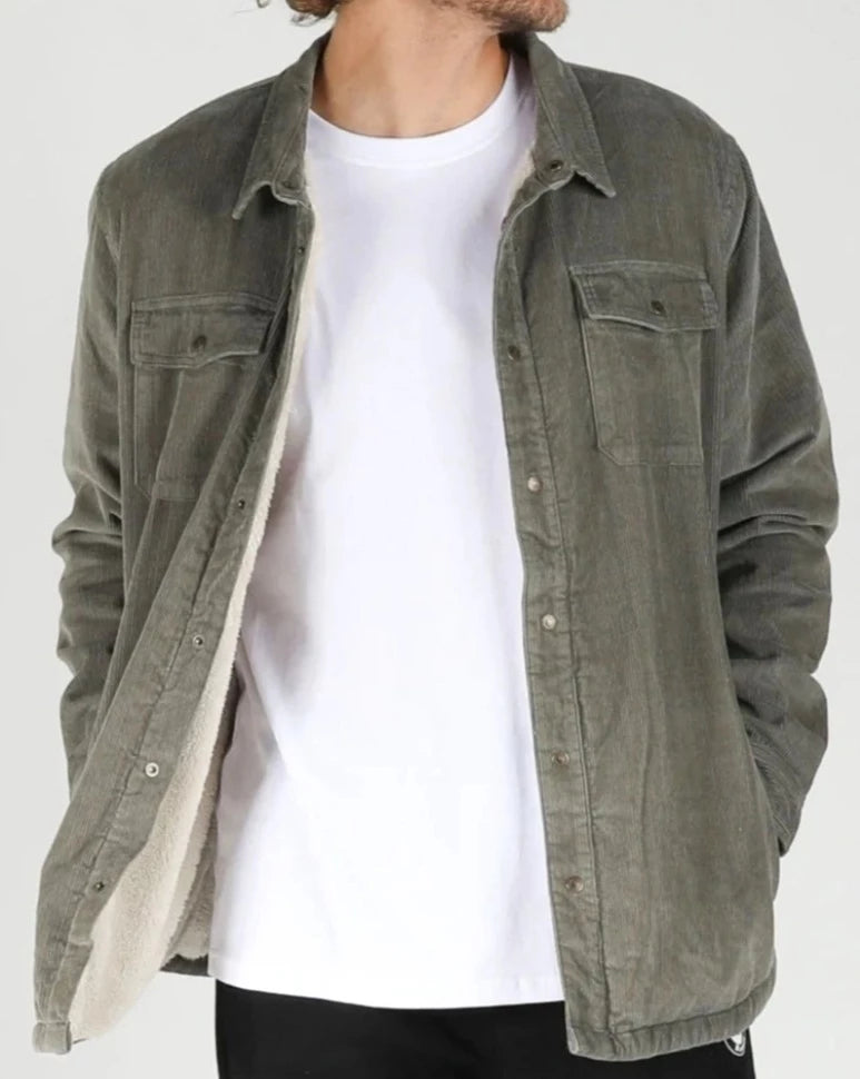 THE RANCH CORD JACKET - MILITARY