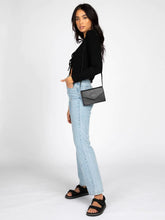 Load image into Gallery viewer, GRACE CONVERTIBLE SIDE BAG - BLACK
