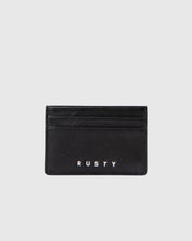 Load image into Gallery viewer, GRACE LEATHER CARD HOLDER - BLACK
