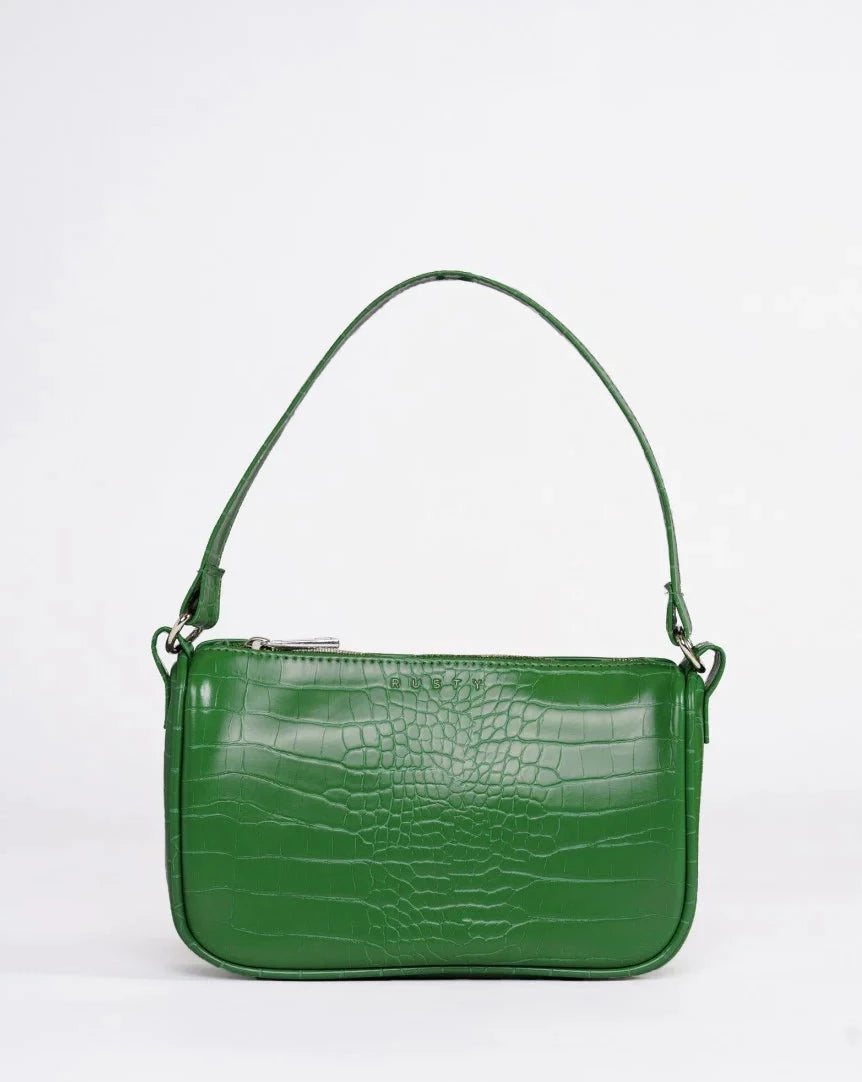 MILA HANDBAG - Dark Emerald