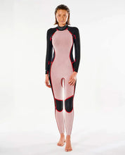 Load image into Gallery viewer, RIP CURL WOMENS DAWN PATROL 3-2 BACK ZIP STEAMER - Slate Rose
