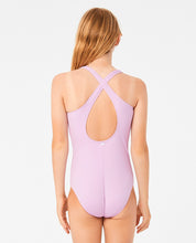 Load image into Gallery viewer, LUXE RIB ONE PIECE GIRL - Violet
