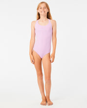 Load image into Gallery viewer, LUXE RIB ONE PIECE GIRL - Violet
