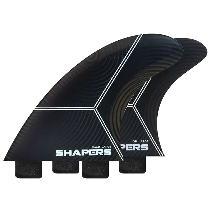SHAPERS C.A.D LARGE 3-FIN DUAL TAB