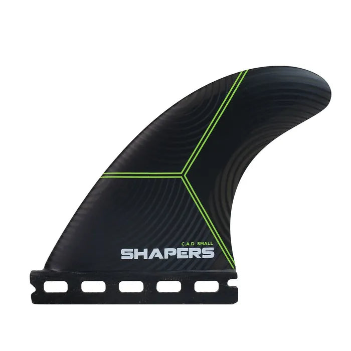 SHAPERS C.A.D SMALL 3-FIN SINGLE TAB BASE